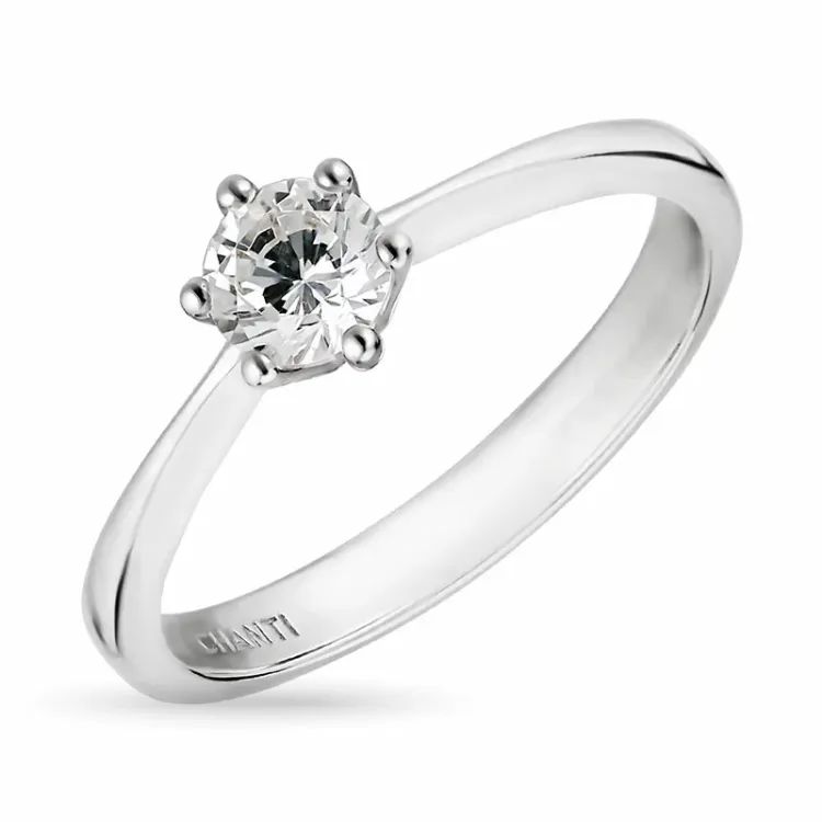Zirkon Ring aus Silber