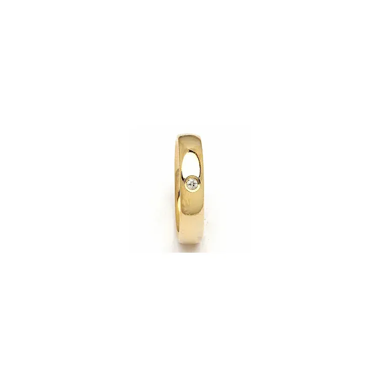 Trauring von rs of scandinavia in 14 Karat Gold 0,02 ct