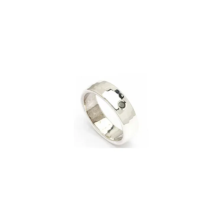 Trauring von rs of scandinavia in Silber 0,05 ct