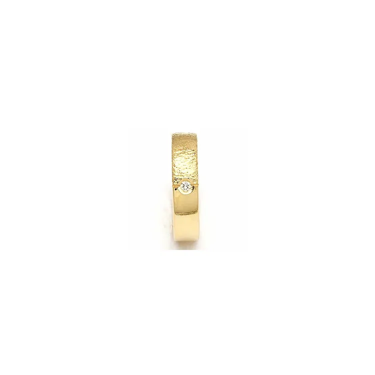 Trauring von rs of scandinavia in 14 Karat Gold 0,02 ct
