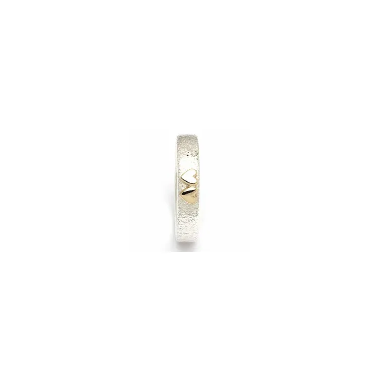 Trauring von rs of scandinavia in Silber und Gelbgold