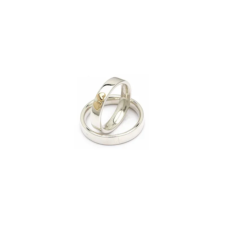 Trauringe von rs of scandinavia in Silber und Gelbgold