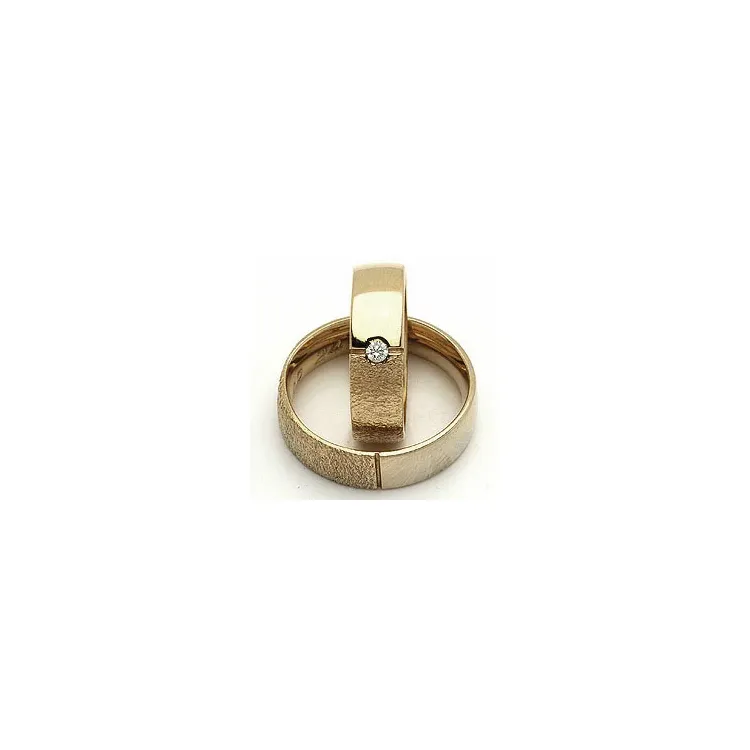 Trauringe von rs of scandinavia in 14 Karat Gold 0,03 ct