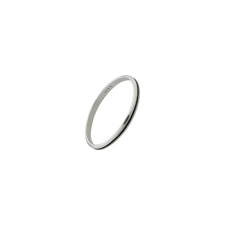 6 mm RS of Scandinavia Armreif in oxidiertem Sterlingsilber