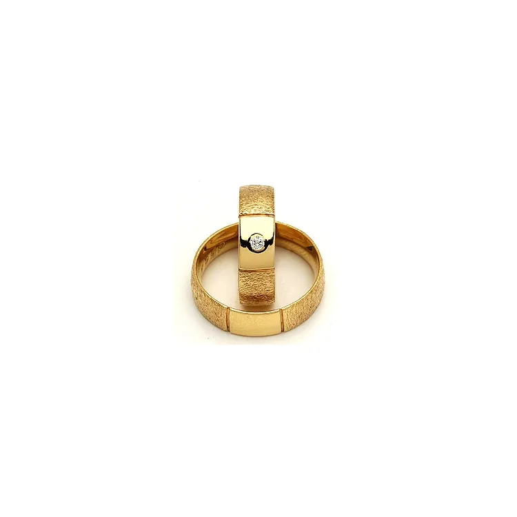 Trauringe von rs of scandinavia in 14 Karat Gold 0.03 ct