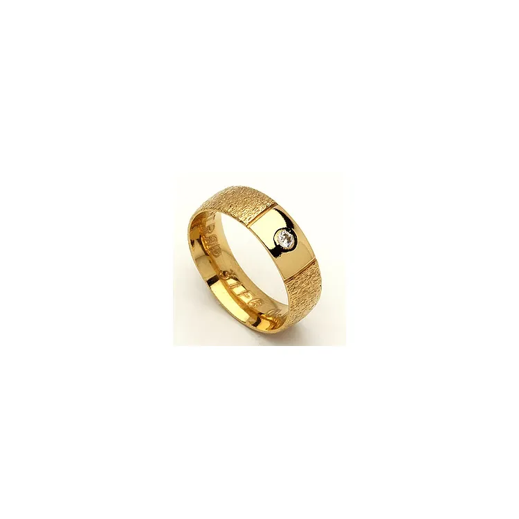 Trauring von rs of scandinavia in 14 Karat Gold 0,03 ct