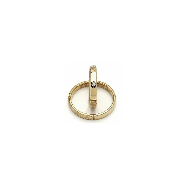 Trauringe von rs of scandinavia in 14 Karat Gold 0,02 ct