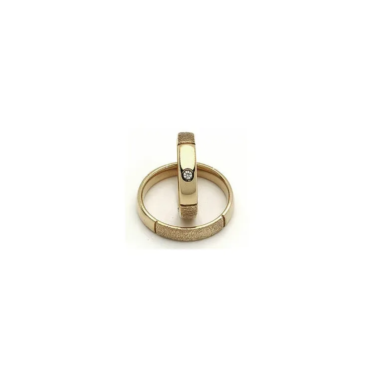 Trauringe von rs of scandinavia in 14 Karat Gold 0,02 ct