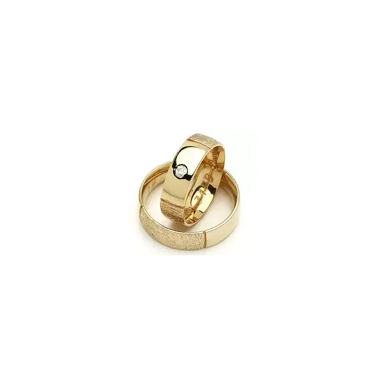 Trauringe von rs of scandinavia in 8 Karat Gold 0,03 ct