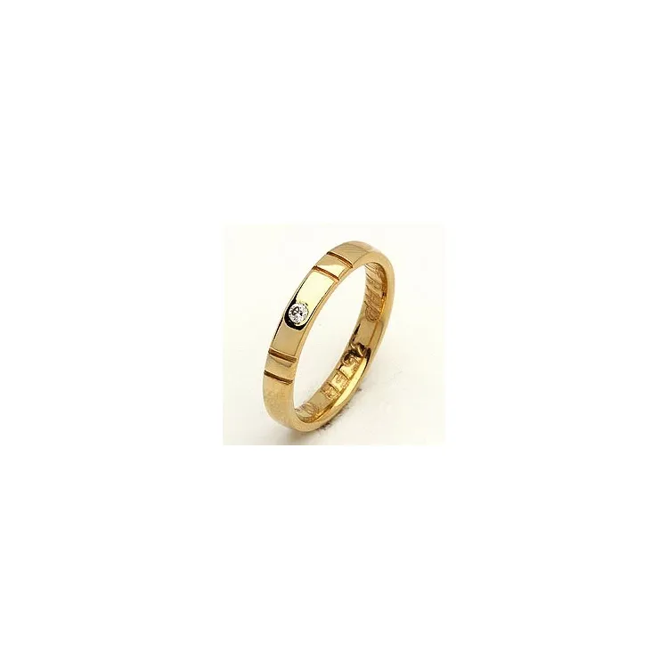Trauring von rs of scandinavia in 8 Karat Gold 0,02 ct