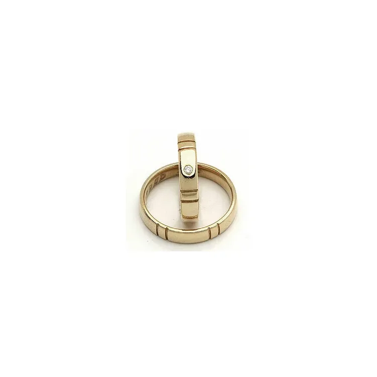 Trauringe von rs of scandinavia in 14 Karat Gold 0,02 ct