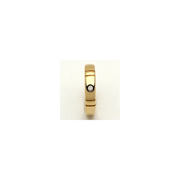 Trauring von rs of scandinavia in 14 Karat Gold 0,02 ct