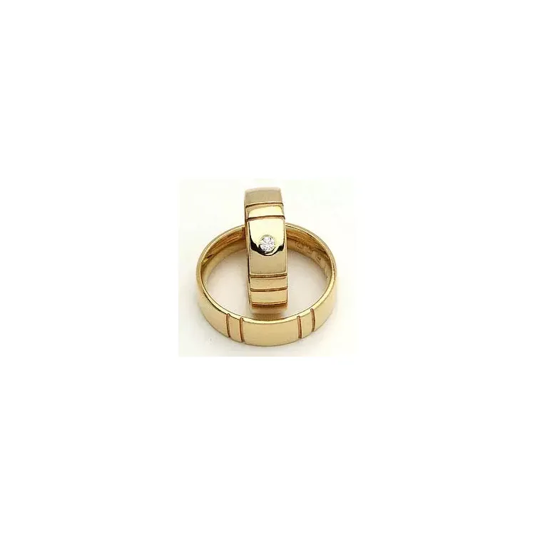 Trauringe von rs of scandinavia in 8 Karat Gold 0,02 ct