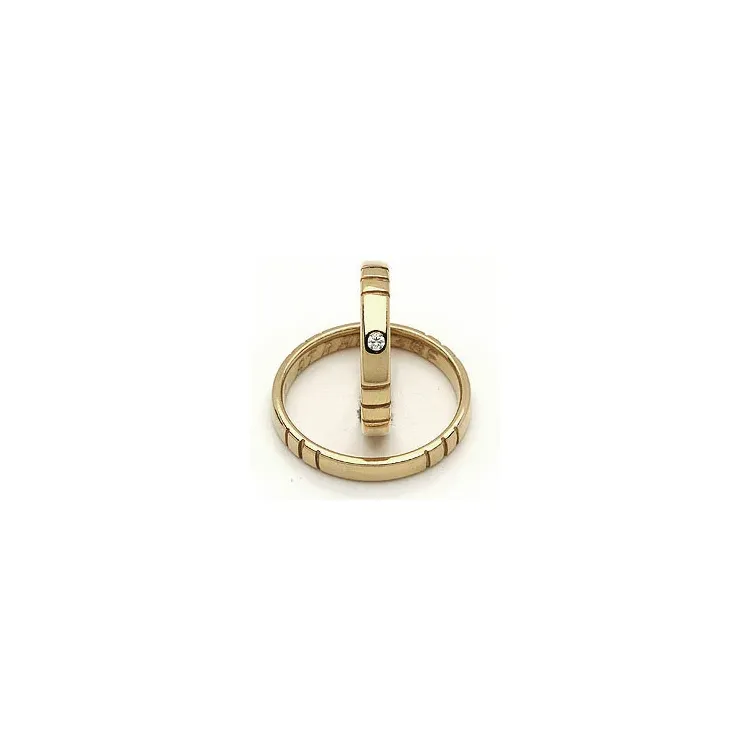 Trauringe von rs of scandinavia in 14 Karat Gold 0,02 ct