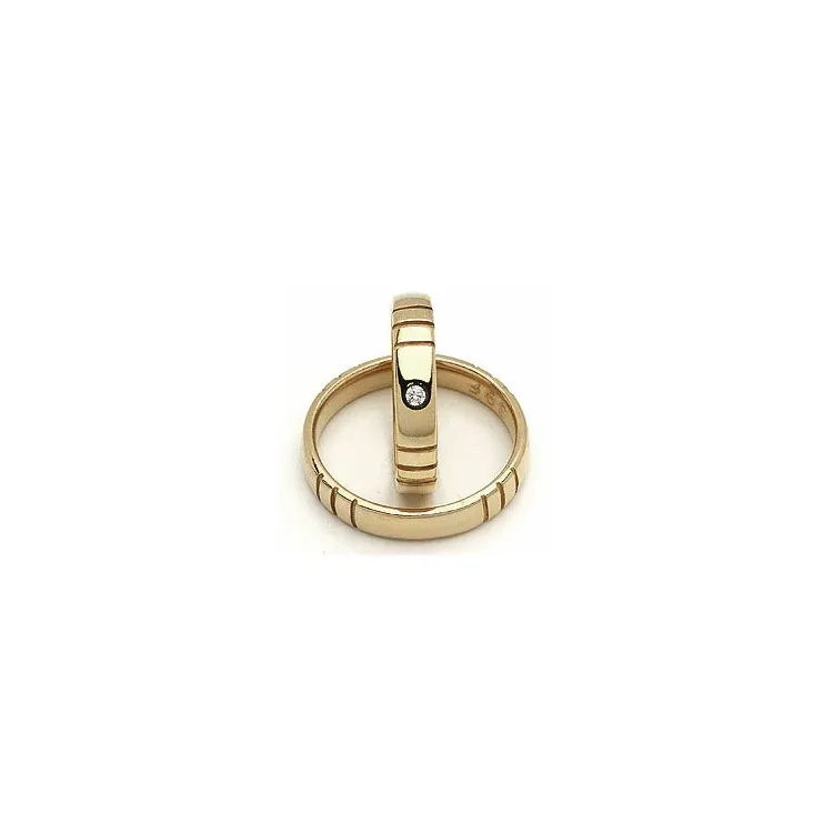 Trauringe von rs of scandinavia in 14 Karat Gold 0,02 ct
