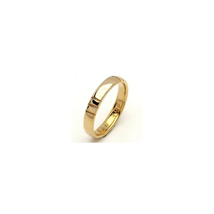 Trauring von rs of scandinavia in 8 Karat Gold