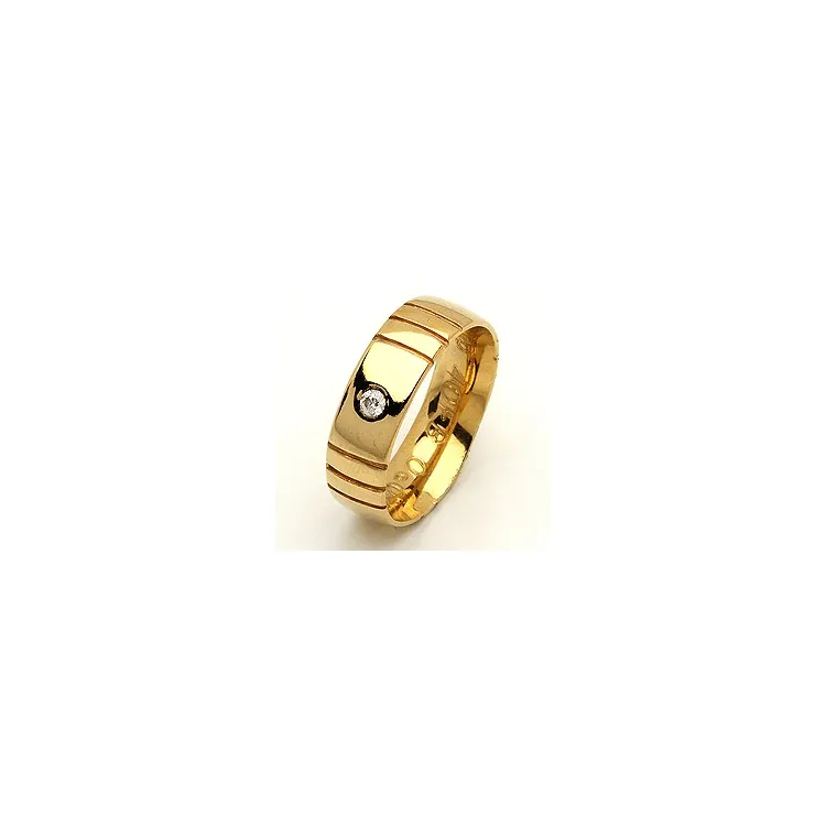 Trauring von rs of scandinavia in 14 Karat Gold 0,03 ct
