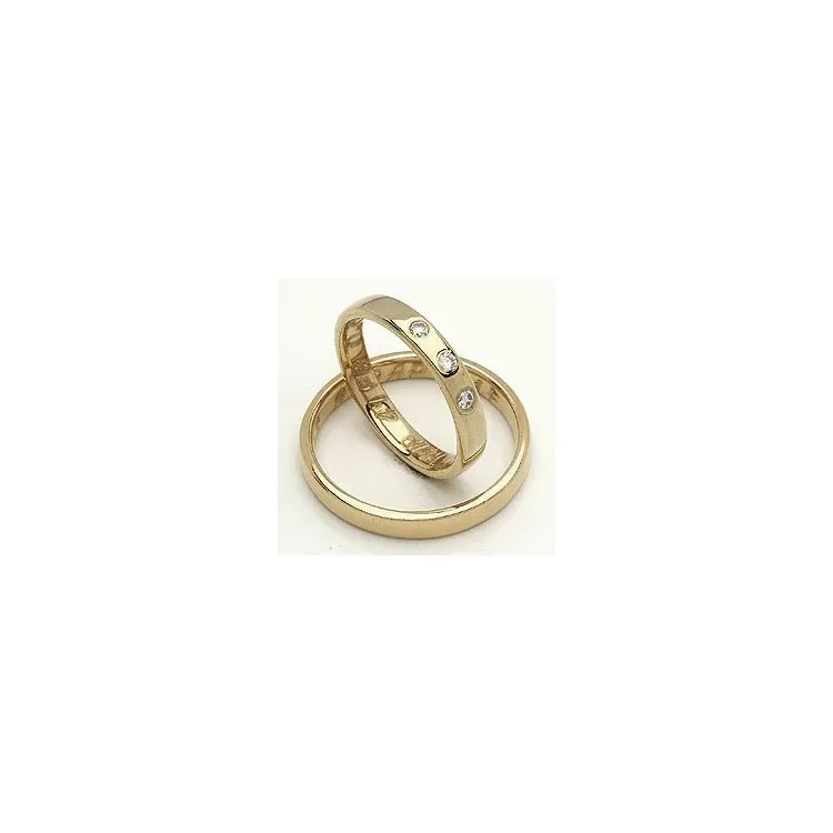 Trauringe von rs of scandinavia in 14 Karat Gold 0,06 ct