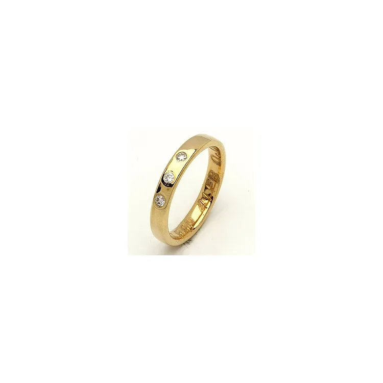 Trauring von rs of scandinavia in 14 Karat Gold 0,06 ct
