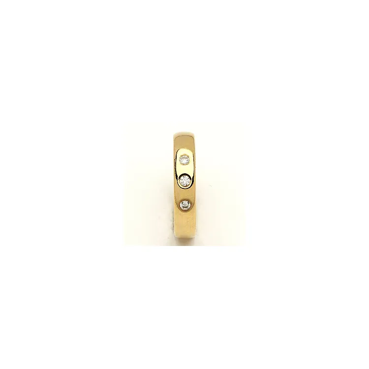 Trauring von rs of scandinavia in 14 Karat Gold 0,06 ct