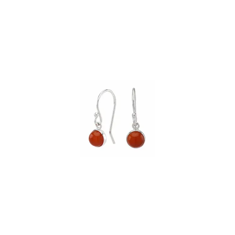 NORDAHL ANDERSEN Sweets Onyx Ohrringe in Silber rotem Onyx