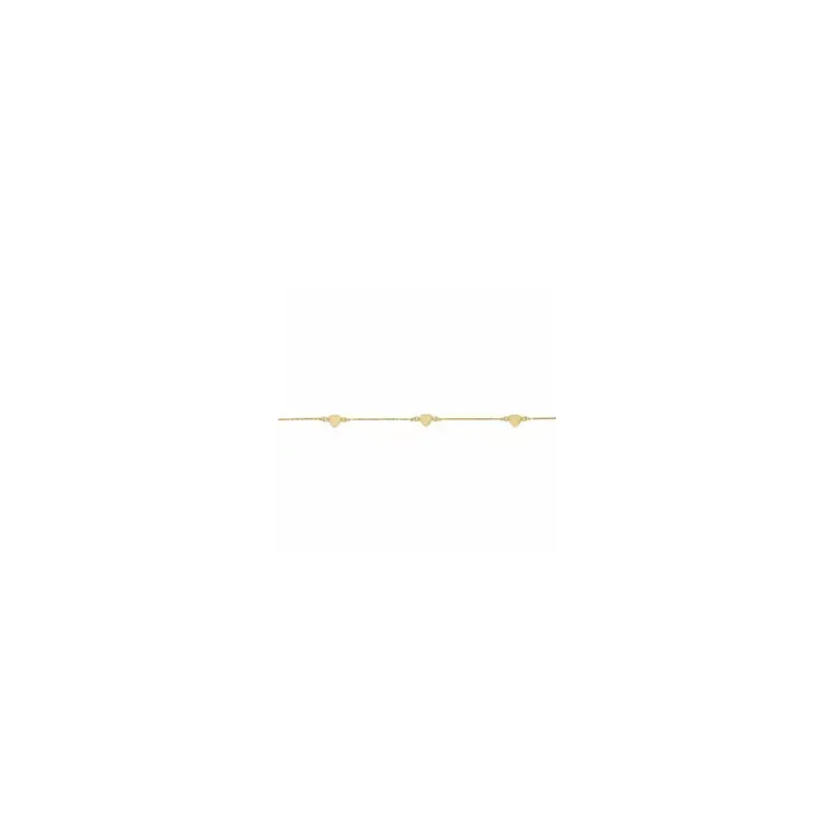 NORDAHL ANDERSEN Love Herz Armband in vergoldetem Sterlingsilber