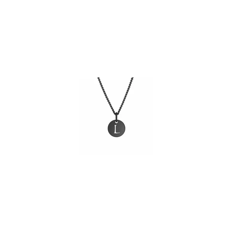 NORDAHL ANDERSEN L Anhänger mit Halskette in oxidiertem Sterlingsilber