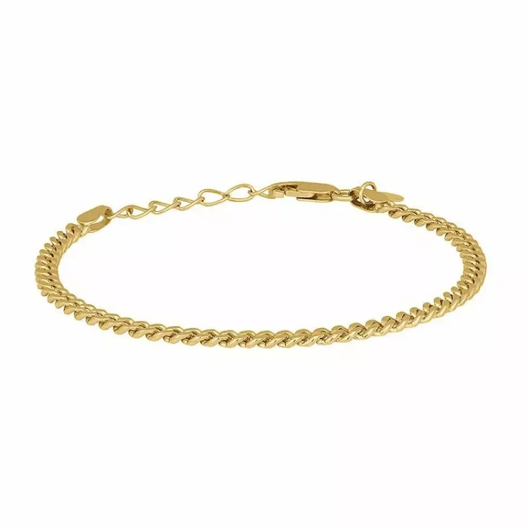 Nordahl andersen armband in vergoldetem sterlingsilber