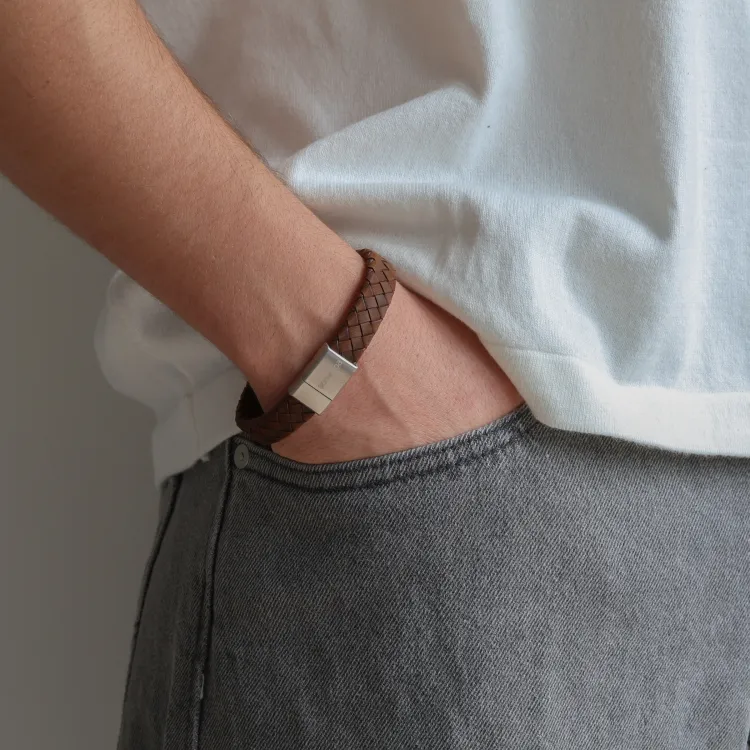 Nordahl andersen braunen armband in leder
