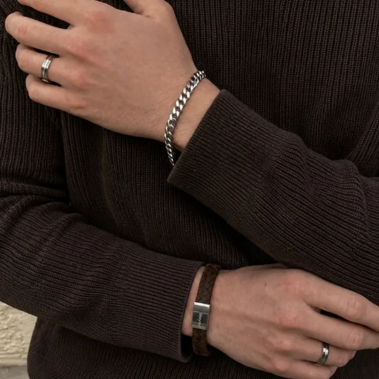 Nordahl andersen braunen armband in leder