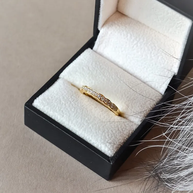 Diamantring in 14 Karat Gold 0,24 ct