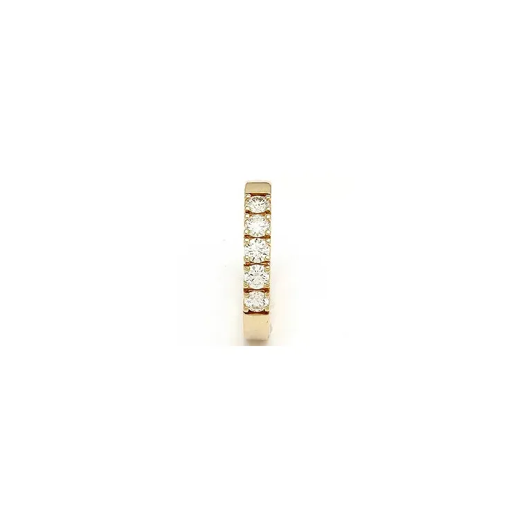 Memoirering in 14 karat gold 5 x 0,15 ct