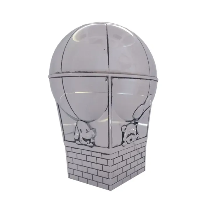 Taufgeschenk: Luftballon Spardose in verchromt Modell: 152-86290