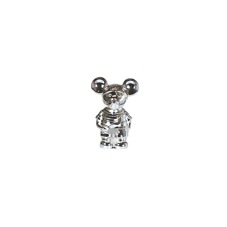 Taufgeschenk: Piratenmaus Sparschwein in versilbert Modell: 152-86921