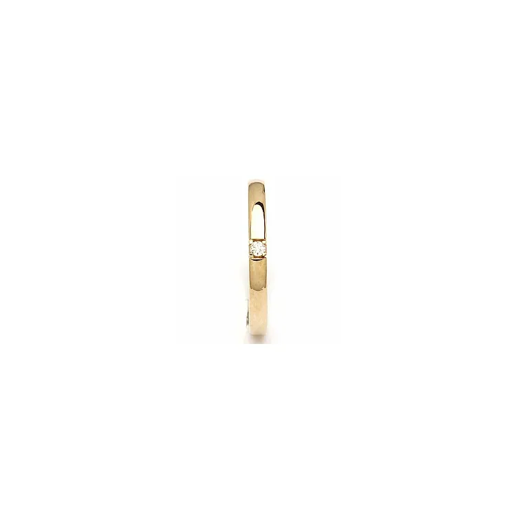 Gold Memoirering in 14 Karat Gold 0,03 ct