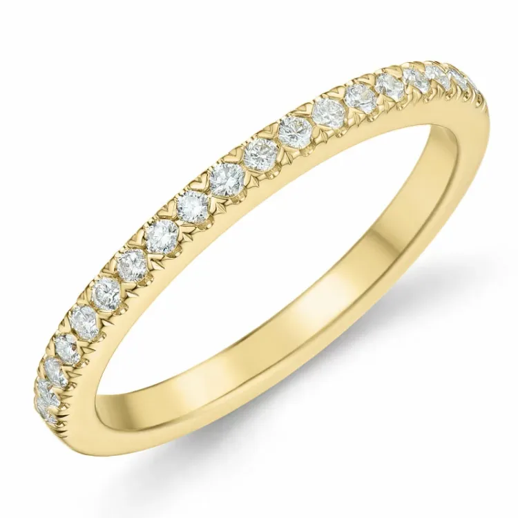 Diamant Memoirering in 14 Karat Gold 0,20 ct