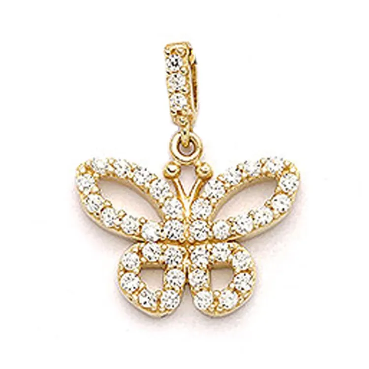 Schmetterlinge Anhänger aus 9 Karat Gold