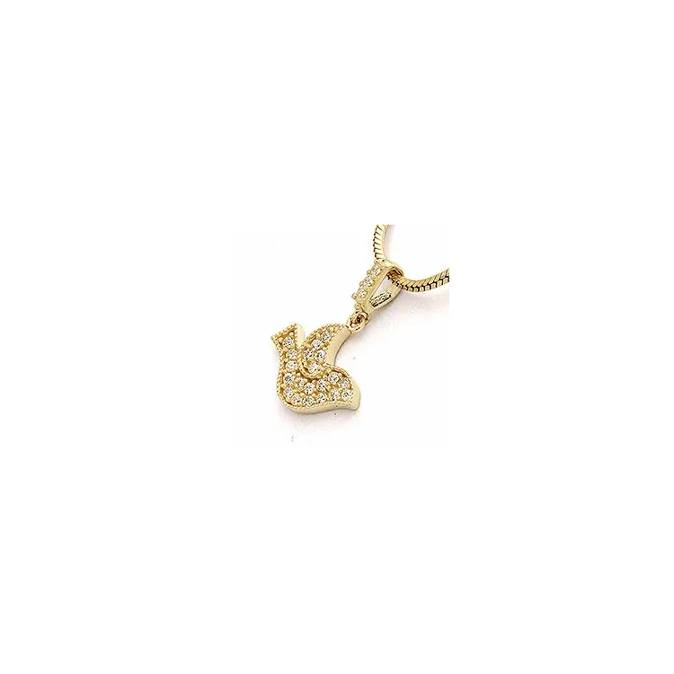Vögel Anhänger aus 9 Karat Gold