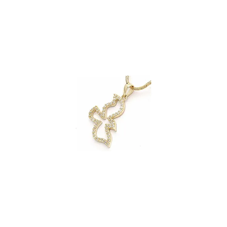 Vögel Anhänger aus 9 Karat Gold