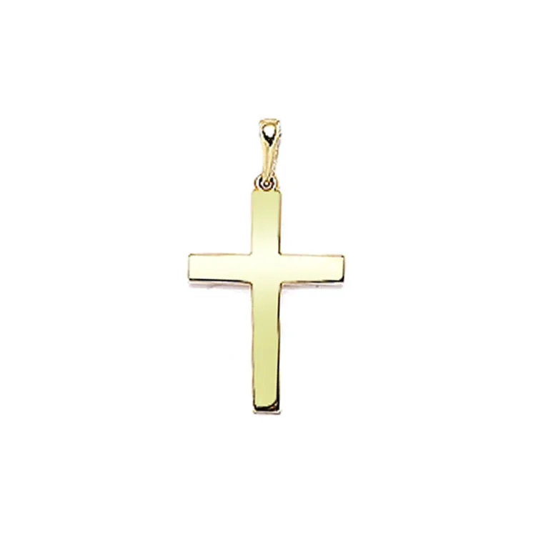 13 x 18 mm Kreuz Anhänger aus 9 Karat Gold