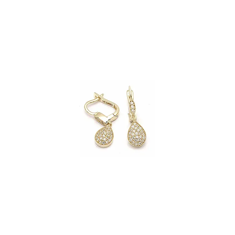 Tropfen Ohrringe in 9 Karat Gold mit