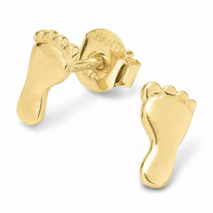 Ohrstecker in 9 Karat Gold mit 