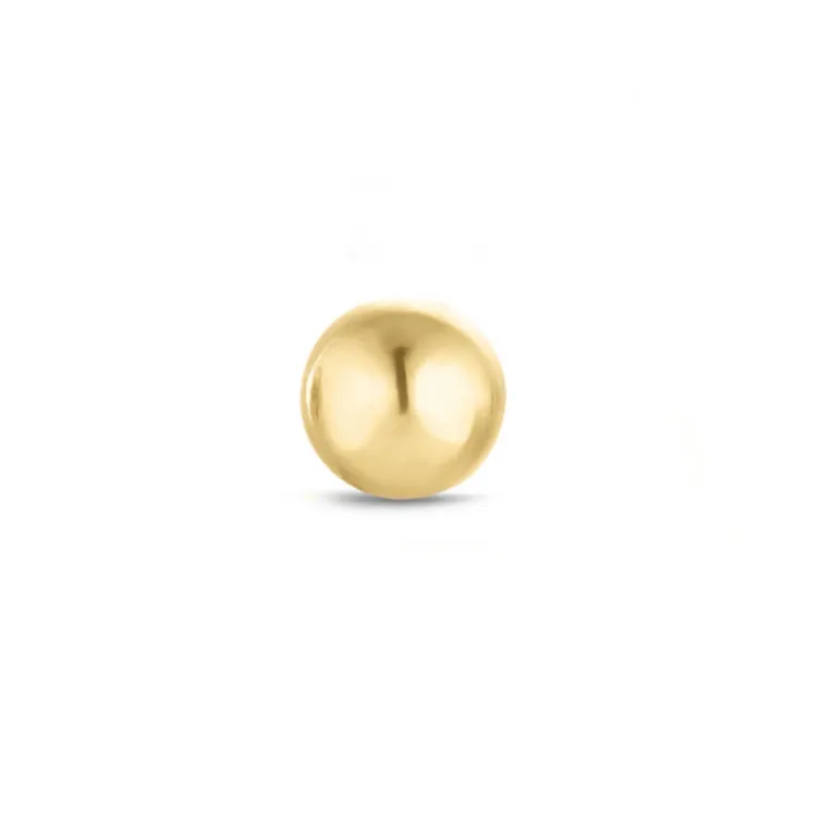1/2 Paar 3 mm Ohrringe in 9 Karat Gold - Gold Collection