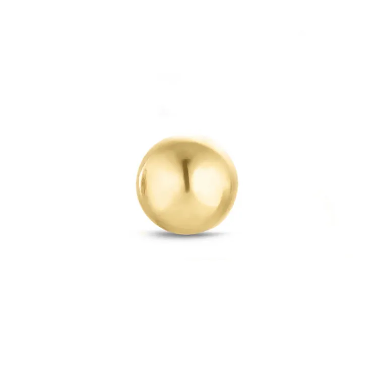 1/2 Paar 5 mm Ohrringe in 9 Karat Gold - Gold Collection
