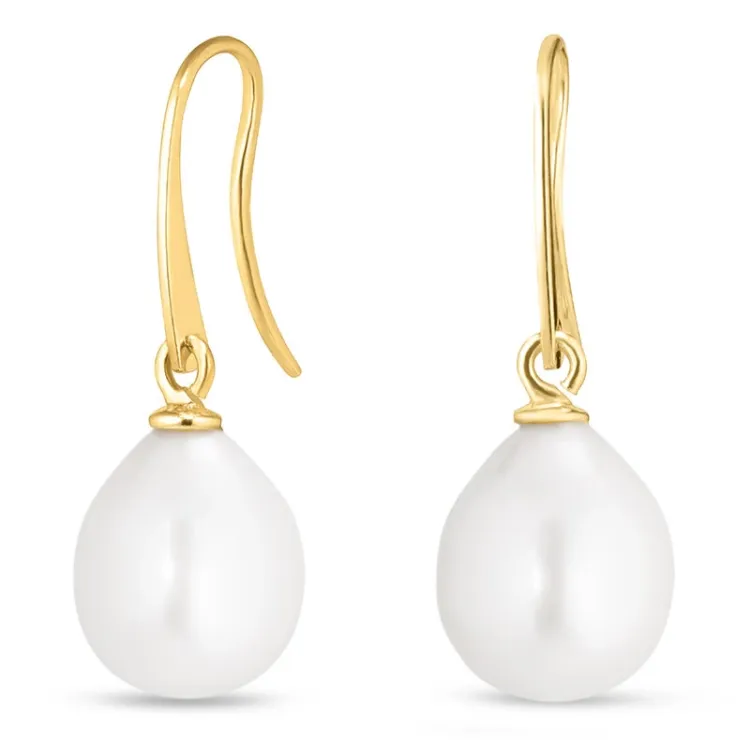 Perle Ohrringe in 9 Karat Gold - Gold Collection