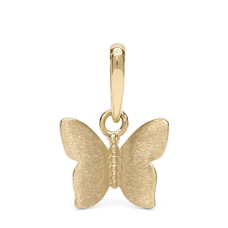 matter Schmetterlinge Anhänger aus 9 Karat Gold - Gold Collection