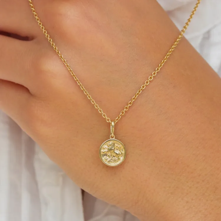 sternzeich löwe Anhänger aus 9 Karat Gold - Gold Collection