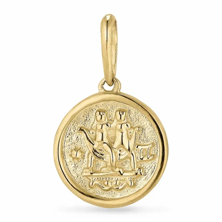 sternzeich zwillinge Anhänger aus 9 Karat Gold - Gold Collection
