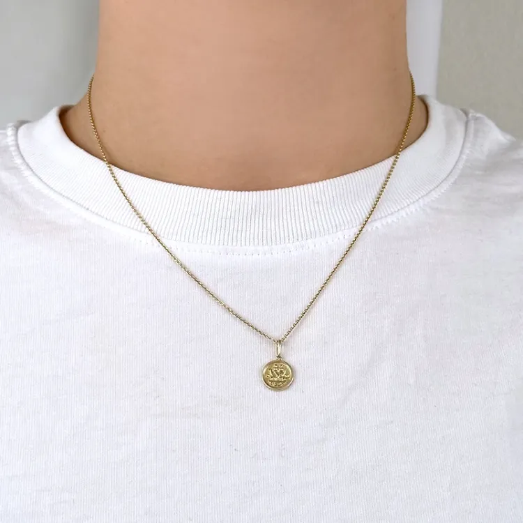sternzeich zwillinge Anhänger aus 9 Karat Gold - Gold Collection