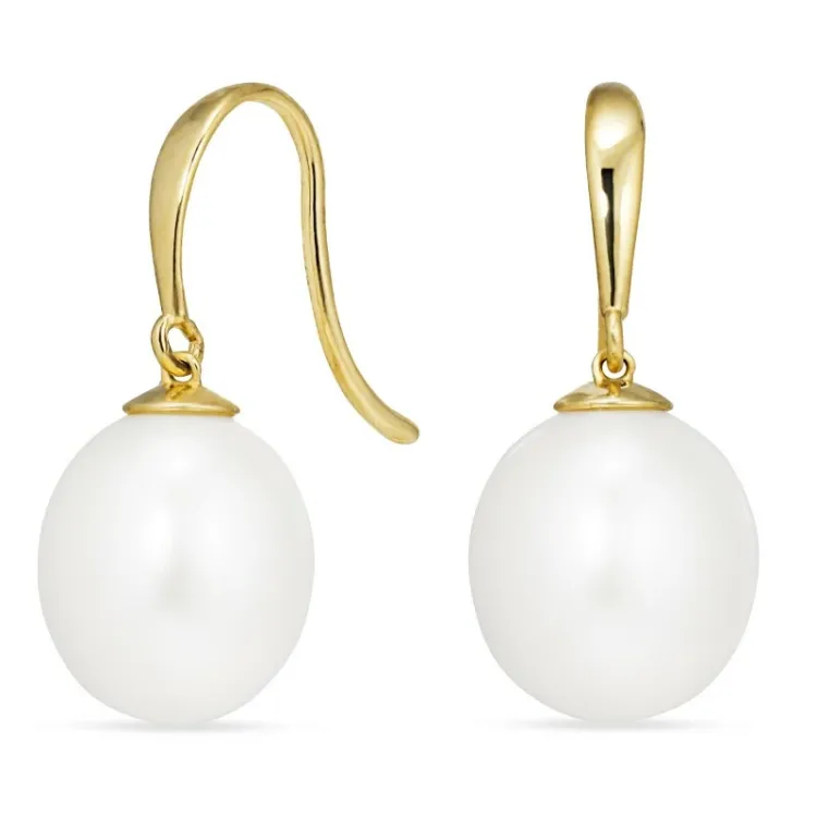 Tropfen Ohrhaken in 9 Karat Gold - Gold Collection
